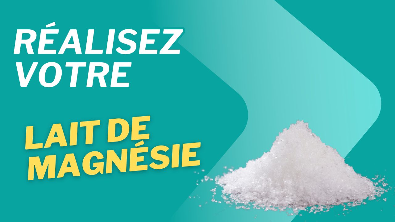 Réalisez votre lait de magnésie maison (chlorumagène)